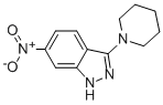 6-NITRO-3-(PIPERIDIN-1-YL)-1H-INDAZOLE CAS#: 68159-21-7