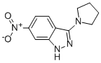 6-NITRO-3-(PYRROLIDIN-1-YL)-1H-INDAZOLE CAS#: 68159-25-1