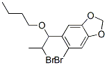 6-bromo-5-(2-bromo-1-butoxy-propyl)benzo[1,3]dioxole CAS#: 6976-60-9