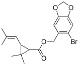 (6-bromobenzo[1,3]dioxol-5-yl)methyl 2,2-dimethyl-3-(2-methylprop-1-en yl)cyclopropane-1-carboxylate CAS#: 7355-04-6