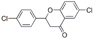6-chloro-2-(4-chlorophenyl)-2,3-dihydro-4H-1-benzopyran-4-one CAS#: 6336-05-6