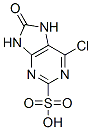 6-chloro-8-oxo-7,9-dihydropurine-2-sulfonic acid CAS#: 7250-57-9