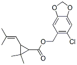 (6-chlorobenzo[1,3]dioxol-5-yl)methyl 2,2-dimethyl-3-(2-methylprop-1-e nyl)cyclopropane-1-carboxylate CAS#: 70-43-9