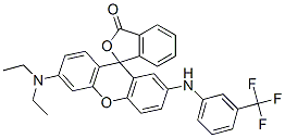6'-(diethylamino)-2'-[[3-(trifluoromethyl)phenyl]amino]spiro[isobenzofuran-1(3H),9'-[9H]xanthene]-3-one CAS#: 68134-61-2