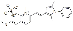 6-(dimethylamino)-2-[2-(2,5-dimethyl-1-phenyl-1H-pyrrol-3-yl)vinyl]-1-methylquinolinium methyl sulphate CAS#: 61791-77-3