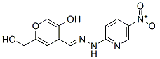 6-(hydroxymethyl)-4-[[(5-nitropyridin-2-yl)hydrazinylidene]methyl]-4H- pyran-3-ol CAS#: 6300-88-5