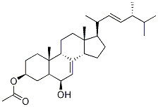 3β-Acetoxyergosta-7,22-dien-5α-ol CAS#: 60045-90-1