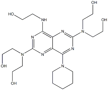 2,2',2'',2'''-[[4-[(2-Hydroxyethyl)aMino]-8-(1-piperidinyl)pyriMido[5,4-d]pyriMidine-2,6-diyl]dinitrilo]tetrakisethanol(DipyridaMole IMpurity) CAS#: 60286-30-8