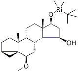 (3β,5α,6β,15α,17β)-17-tert-Butyldimethylsilyloxy-6-methoxy-3,5-cycloandrostan-15-ol CAS#: 61252-35-5