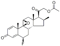 (6α,9β,11β,16α)-21-(Acetyloxy)-9,11-epoxy-6-fluoro-16-methyl-pregna-1,4-diene-3,20-dione CAS#: 61618-91-5