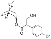 4-Bromo-α-(hydroxymethyl)benzeneacetic acid 8-methyl-8-azabicyclo[3.2.1]octan-3-yl ester CAS#: 63978-22-3