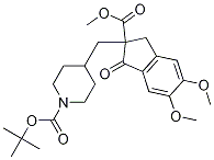 1-t-BOC-[4-((5,6-diMethoxy-2-Methoxycarbonylindan-1-on)-2yl)Methyl]piperidine CAS#: 652130-41-1