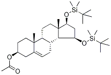 (3β,15α,17β)-15,17-Bis-O-(tert-butyldimethylsilyloxy) Androst-5-en-3-ol 3-O-Acetate CAS#: 65429-24-5