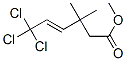 6,6,6-Trichloro-3,3-dimethyl-4-hexenoic acid methyl ester CAS#: 63963-48-4