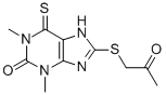 6,7-Dihydro-1,3-dimethyl-8-[(2-oxopropyl)thio]-6-thioxo-1H-purin-2(3H)-one CAS#: 6466-01-9