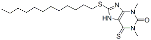 6,7-Dihydro-1,3-dimethyl-8-(dodecylthio)-6-thioxo-1H-purin-2(3H)-one CAS#: 6493-37-4