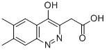6,7-Dimethyl-4-hydroxy-3-cinnolineacetic acid CAS#: 69352-78-9