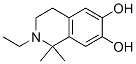 6,7-Isoquinolinediol, 2-ethyl-1,2,3,4-tetrahydro-1,1-dimethyl- (9CI) CAS#: 556104-21-3