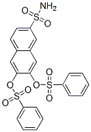 6,7-bis[(phenylsulphonyl)oxy]naphthalene-2-sulphonamide CAS#: 63217-38-9