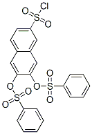 6,7-bis[(phenylsulphonyl)oxy]naphthalene-2-sulphonyl chloride CAS#: 63217-39-0