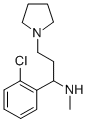 [1-(2-CHLORO-PHENYL)-3-PYRROLIDIN-1-YL-PROPYL]-METHYL-AMINE CAS#: 672309-98-7