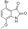 4-Bromo-7-methoxyisatin CAS#: 67303-38-2