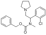 1-PYRROLIDIN-2-(2'-CHLOROPHENYL)-2-(N-CBZ-N-METHYL)AMINO-ETHANE CAS#: 675602-67-2