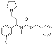 1-PYRROLIDIN-3-(3'-CHLOROPHENYL)-3-(N-CBZ-N-METHYL)AMINO-PROPANE CAS#: 675602-81-0