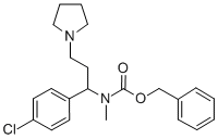 1-PYRROLIDIN-3-(4'-CHLOROPHENYL)-3-(N-CBZ-N-METHYL)AMINO-PROPANE CAS#: 675602-82-1