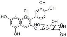 2-(3,4-Dihydroxyphenyl)-3-(β-D-glucopyranuronosyloxy)-5,7-dihydroxy-1-benzopyryliuM Chloride CAS#: 683208-13-1