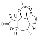 (3aR)-2,3,3a,4,4a,5,7aα,8,9,9aα-Decahydro-4aβ,8α-dimethyl-3-methylene-4β-acetoxyazuleno[6,5-b]furan-2,5-dione CAS#: 6895-47-2