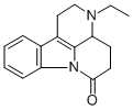 6H-Indolo(3,2,1-de)(1,5)naphthyridin-6-one, 1,2,3,3a,4,5-hexahydro-3-e thyl- CAS#: 65284-98-2