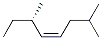 (6S,4Z)-2,6-Dimethyl-4-octene CAS#: 62960-77-4