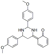 (6Z)-6-[2,6-bis(4-methoxyphenyl)-1,3-diazinan-4-ylidene]cyclohexa-2,4- dien-1-one CAS#: 64968-35-0