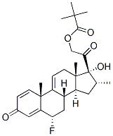 6alpha-fluoro-17,21-dihydroxy-16alpha-methylpregna-1,4,9(11)-triene-3,20-dione 21-pivalate CAS#: 69986-99-8