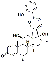 6alpha,9-difluoro-11beta,17,21-trihydroxy-16alpha-methylpregna-1,4-diene-3,20-dione 21-salicylate CAS#: 68497-94-9