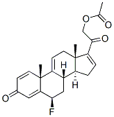 6beta-fluoro-21-hydroxypregna-1,4,9(11),16-tetraene-3,20-dione 21-acetate CAS#: 60864-52-0