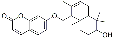 (+)-7-[(1,4,4a,5,6,7,8,8a-Octahydro-6-hydroxy-2,5,5,8a-tetramethylnaphthalen-1-yl)methoxy]-2H-1-benzopyran-2-one CAS#: 60132-70-9