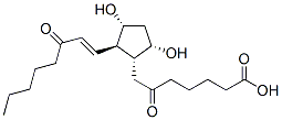 7-[(1R,2R,3R,5S)-3,5-dihydroxy-2-[(E)-3-oxooct-1-enyl]cyclopentyl]-6-oxoheptanoic acid CAS#: 63446-59-3