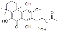 7-[2-Acetoxy-1-(hydroxymethyl)ethyl]-2,3,4,4a-tetrahydro-5,6,8,10-tetrahydroxy-1,1,4a-trimethylphenanthren-9(1H)-one CAS#: 65714-71-8