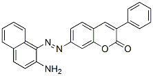 7-[(2-amino-1-naphthyl)azo]-3-phenyl-2-benzopyrone CAS#: 67906-30-3