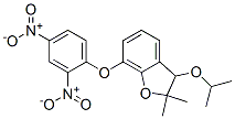 7-(2,4-Dinitrophenoxy)-2,3-dihydro-2,2-dimethyl-3-(1-methylethoxy)benzofuran CAS#: 62059-48-7