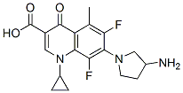 7-(3-aminopyrrolidin-1-yl)-1-cyclopropyl-6,8-difluoro-5-methyl-4-oxo-q uinoline-3-carboxylic acid CAS#: 178233-18-6
