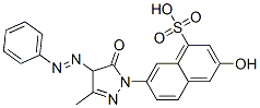 7-[4,5-dihydro-3-methyl-5-oxo-4-(phenylazo)-1H-pyrazol-1-yl]-3-hydroxynaphthalene-1-sulphonic acid CAS#: 68227-67-8