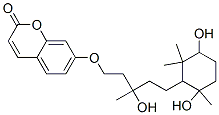(+)-7-[[5-(3,6-Dihydroxy-2,2,6-trimethylcyclohexyl)-3-hydroxy-3-methylpentyl]oxy]-2H-1-benzopyran-2-one CAS#: 60077-54-5