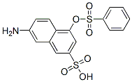 7-Amino-4-[(phenylsulfonyl)oxy]-2-naphthalenesulfonic acid CAS#: 68003-35-0