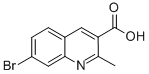 7-BROMO-2-METHYLQUINOLINE-3-CARBOXYLIC ACID CAS#: 610277-19-5