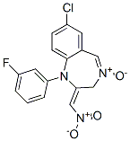 7-CHLORO-1,3DIHYDRO-5-FLUOROPHENYL-2-NITRO-METHYLENE-2H-1,4-BENZODIAZEPINE-4-OXIDE CAS#: 60656-76-0