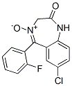 7-Chloro-5-(2-fluorophenyl)-1,3-dihydro-2H-1,4-benzodiazepin-2-one 4-oxide CAS#: 7435-12-3