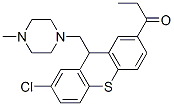 7-Chloro-9-[(4-methylpiperazino)methyl]-2-(propionyl)-9H-thioxanthene CAS#: 66949-63-1